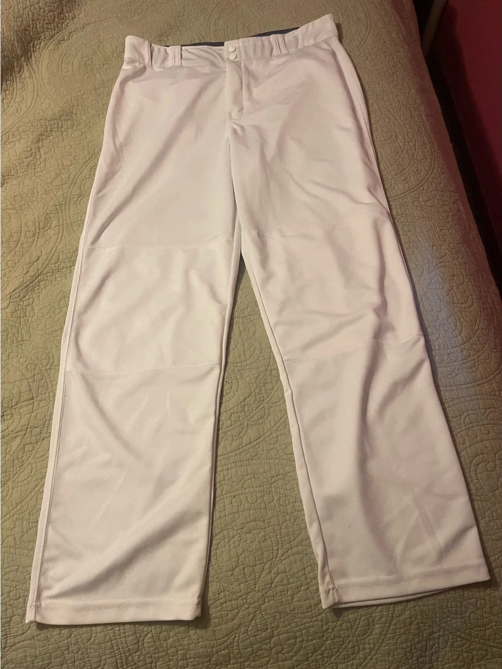 WEARCOG Premier Baseball Pants-White Adult Large